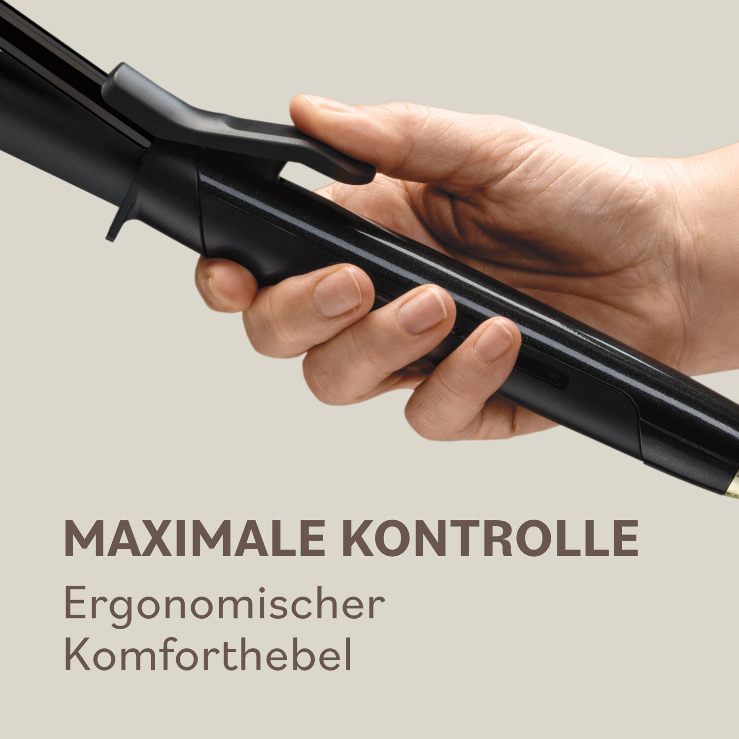 Lockenstab mit Klammer - &Oslash; 25mm